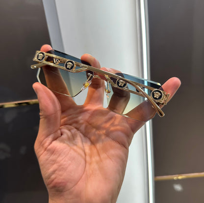 Versace Dual Metal Limited Edition Luxury Sunglass With Original Packing Urban Classics Store