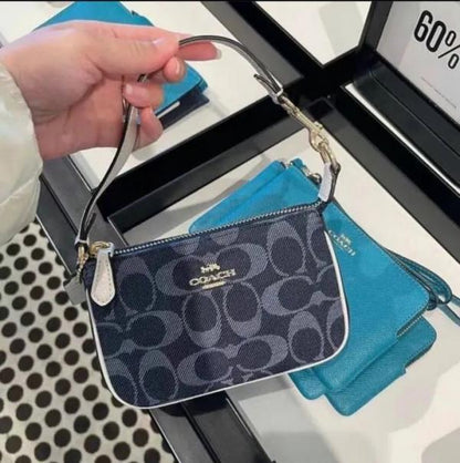 COACH NOLITA 19 (DENIM WHITE) BAG WITH OG BOX & CHAIN BELT Urban Classics Store