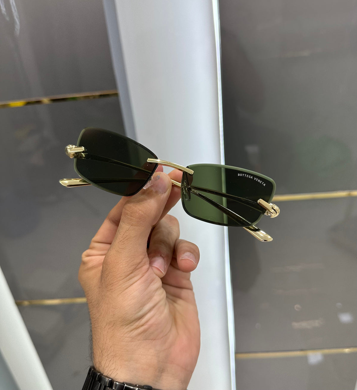 Bottega Veneta Dual Metal Limited Edition Luxury Sunglasses With Original Packing Urban Classics Store