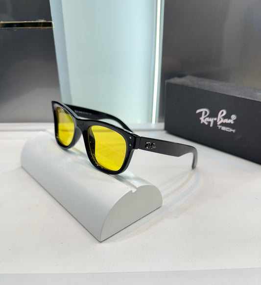 Ray Ban Black Yellow Reverse Limited Edition Luxury Sunglass With Original Packing Urban Classics Store