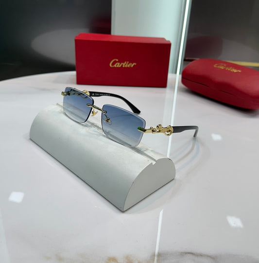 Cartier Sky Blue Limited Edition Luxury Sunglass With Original Packing Urban Classics Store