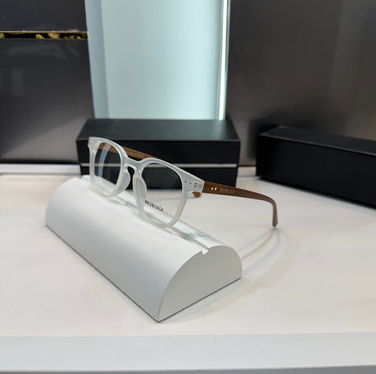 Balenciaga Ice Wooden Look Limited Edition Luxury Sunglass With Original Packing Urban Classics Store