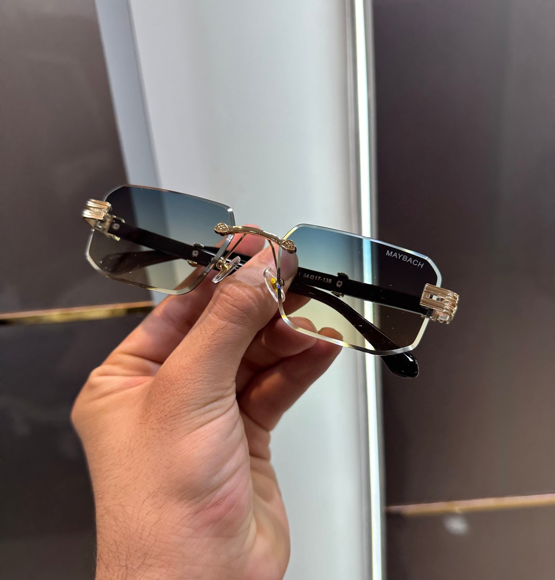 Maybach Green Dual Shade Karan Aujla Edition Luxury Sunglass With Original Packing Urban Classics Store