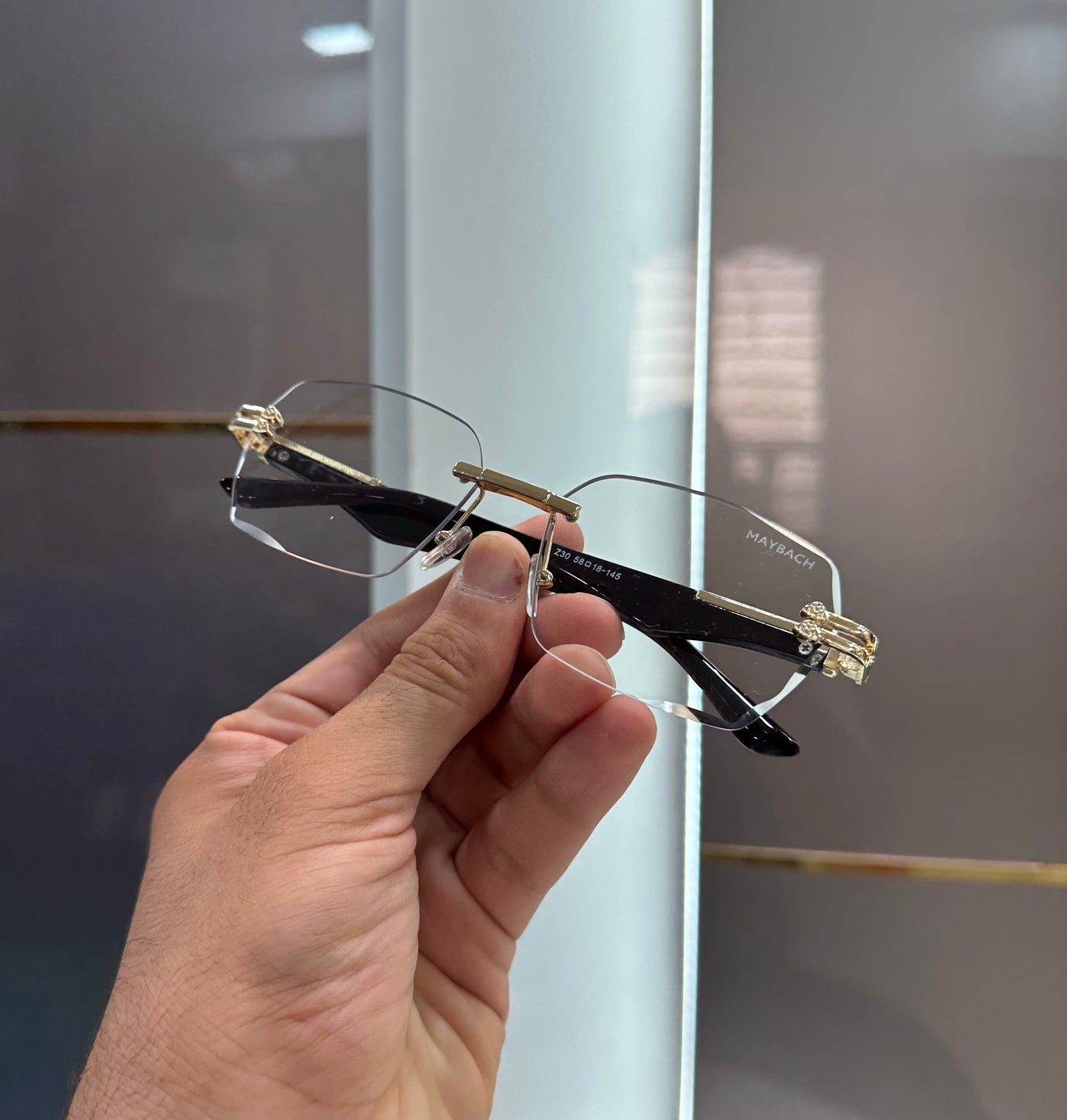 Maybach Frame Karan Aujla Edition Luxury Sunglass With Original Packing (Copy) Urban Classics Store