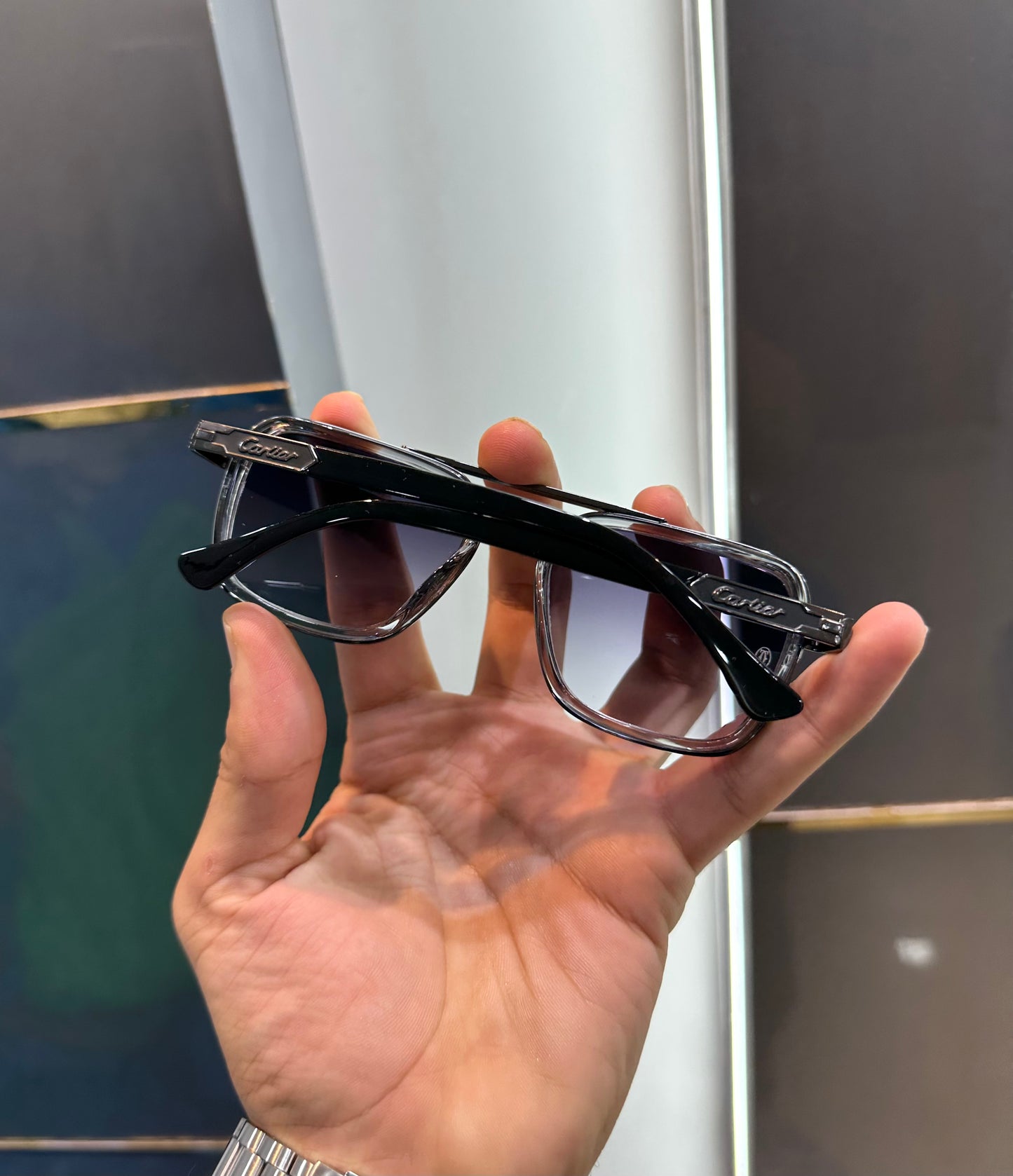 CARTIER PURPLE SUNGLASSES WITH OG BOX Urban Classics Store