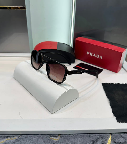 PRADA BROWN LUXURY FRAME SUNGLASS WITH OG BOX Urban Classics Store