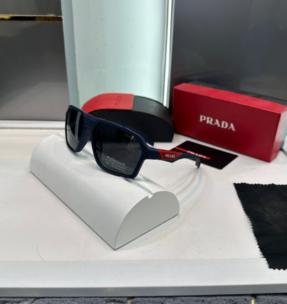 PRADA BLUE LUXURY FRAME SUNGLASS WITH OG BOX Urban Classics Store