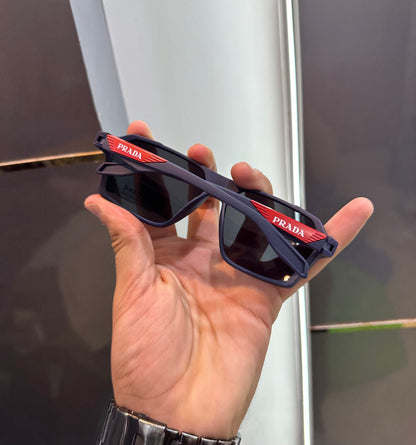 PRADA BLUE LUXURY FRAME SUNGLASS WITH OG BOX Urban Classics Store