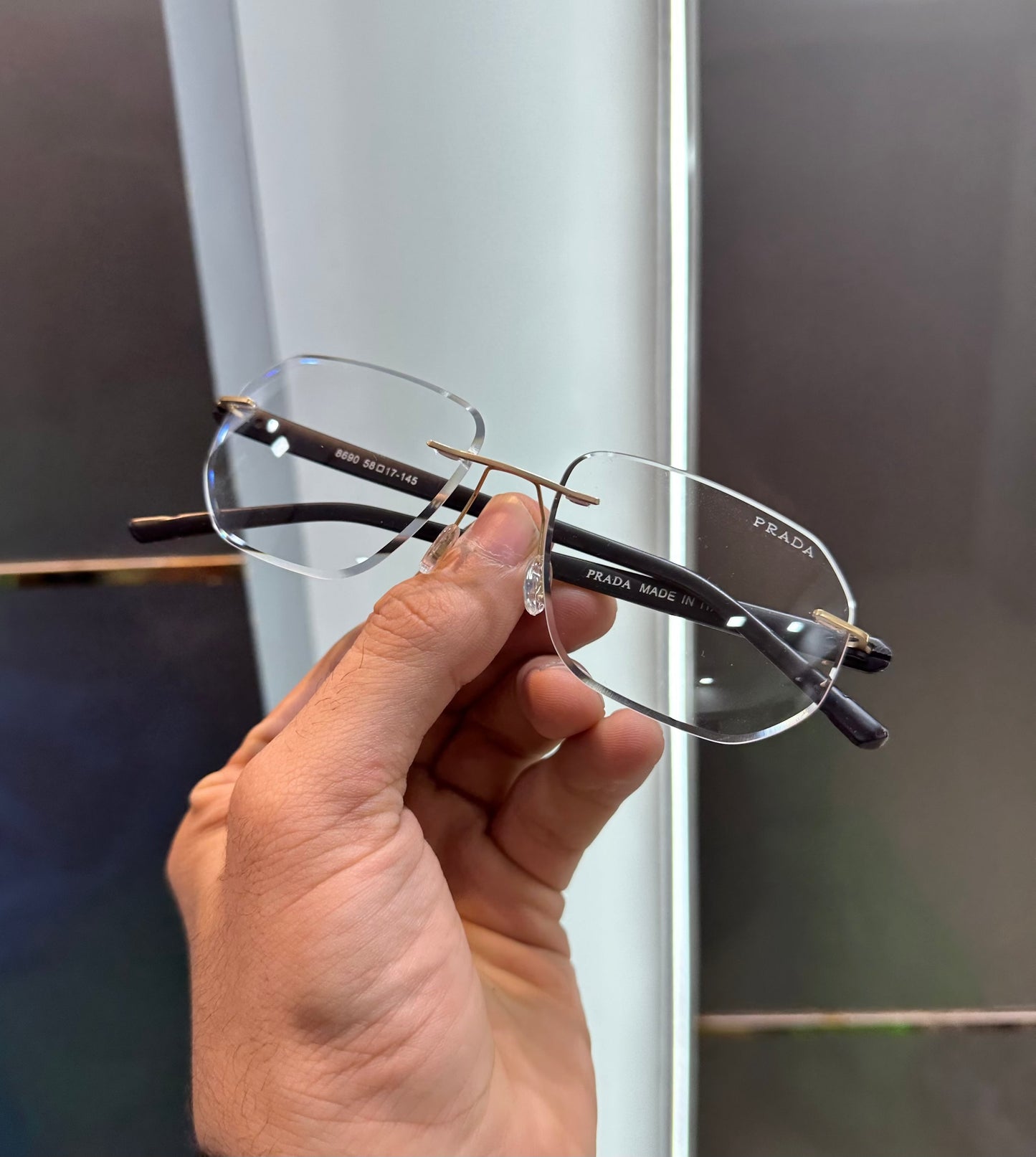 PRADA PREMIUM & CLASSIC GLASSES FRAME WITH OG BOX Urban Classics Store