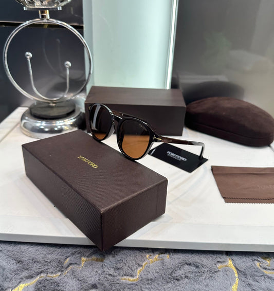 TOM FORD PREMIUM SUNGLASSES LIMITED EDITION BROWN BLACK WITH OG KIT Urban Classics Store