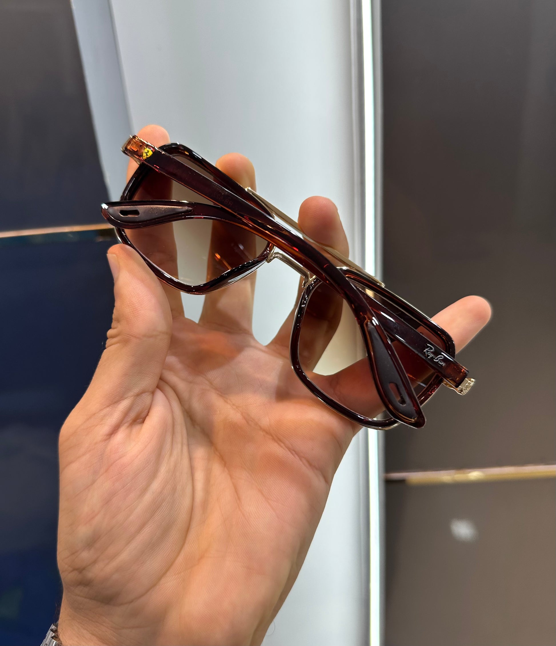 RAY BAN PREMIUM SUNGLASS WITH OG  BOX Urban Classics Store