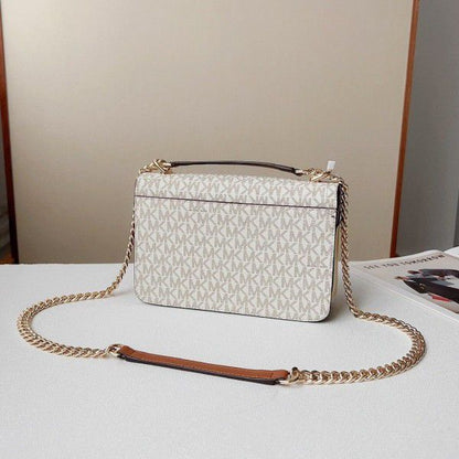 MICHEAL KORS HEATHER SHOLDER BAH WHITE COLOUR WITH OG BOX Urban Classics Store