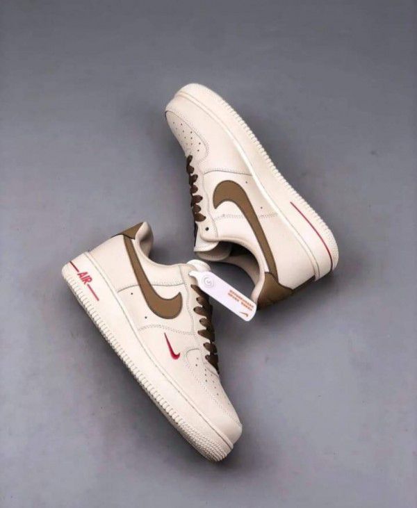 NIKE AIRFORCE 1 MINI SWOOSH COFFEE WITH OG BOX Urban Classics Store