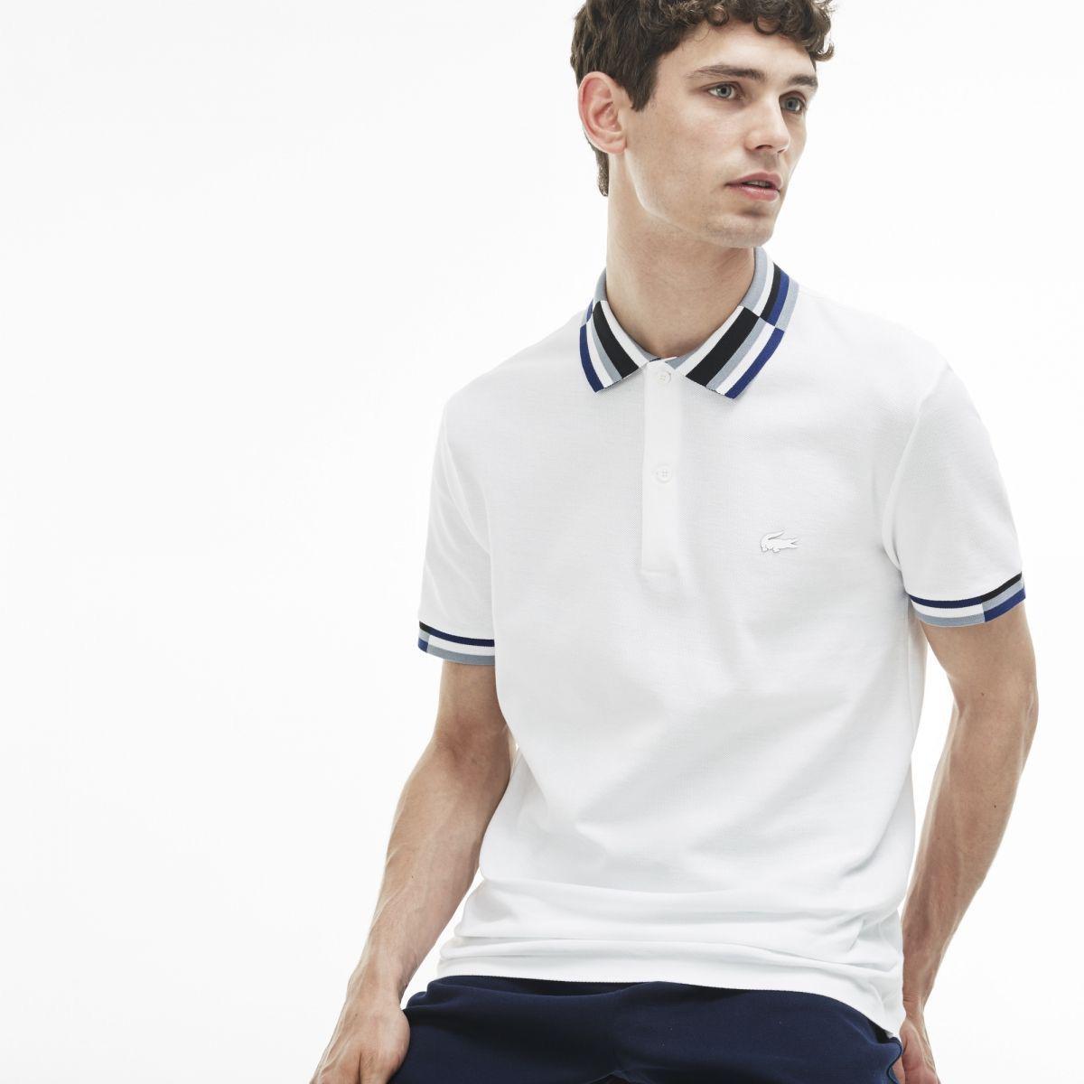 LACOSTE POLO T SHIRT WHITE COLOUR Urban Classics Store