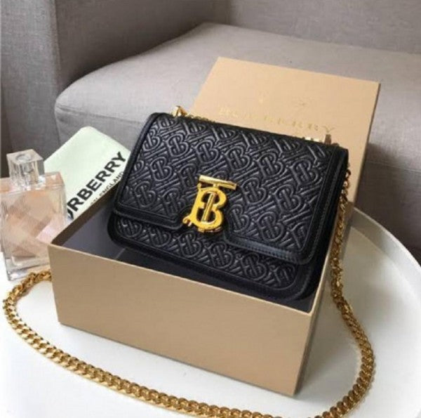 BURBERRY MONOGRAM PRINT QUILTED SHOULDER BAG WITH OG BOX Urban Classics Store