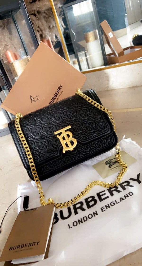 BURBERRY MONOGRAM PRINT QUILTED SHOULDER BAG WITH OG BOX Urban Classics Store