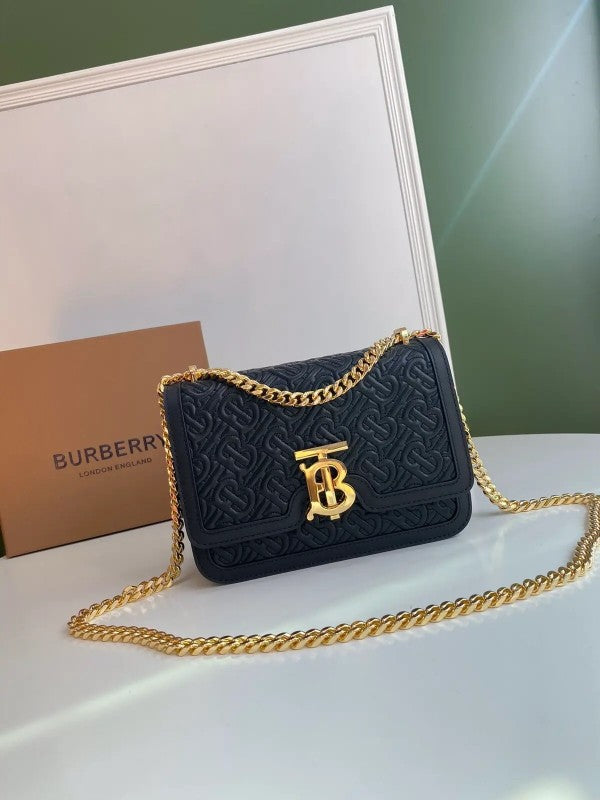 BURBERRY MONOGRAM PRINT QUILTED SHOULDER BAG WITH OG BOX Urban Classics Store