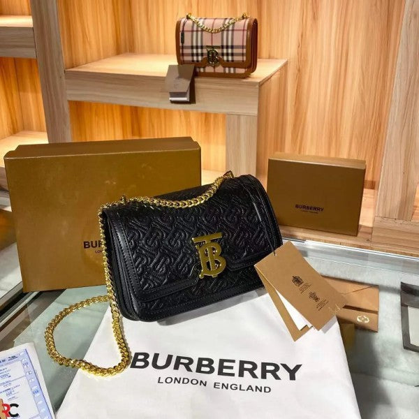 BURBERRY MONOGRAM PRINT QUILTED SHOULDER BAG WITH OG BOX Urban Classics Store