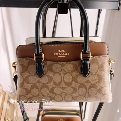 COACH DARCIE CARRYALL SIGNATURECHAMBARAY WITH OG BOX Urban Classics Store