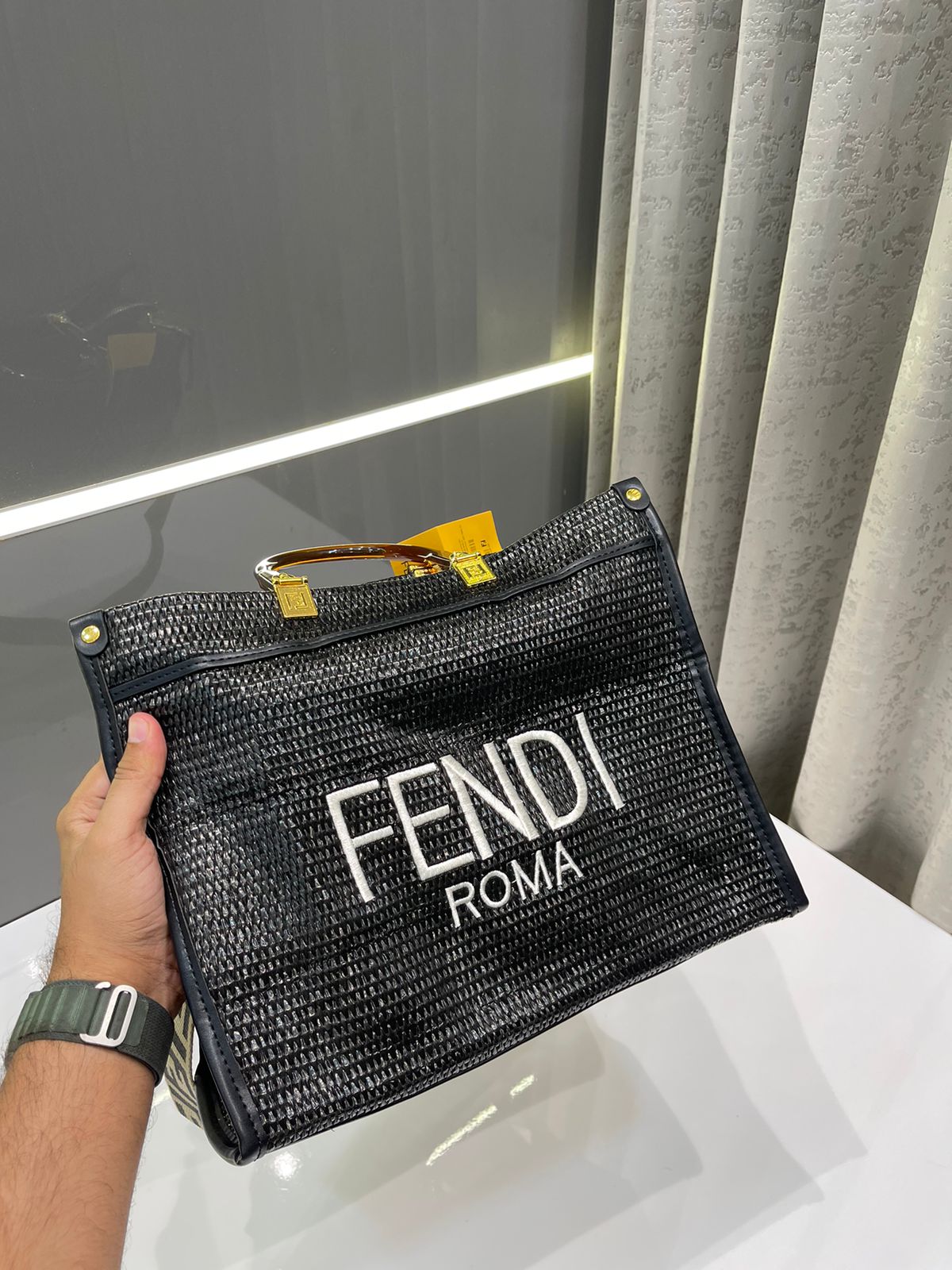 FENDI ROMA SUNSHINE LEATHER PREMIUM TOTE BAG WITH DUST BAG Urban Classics Store