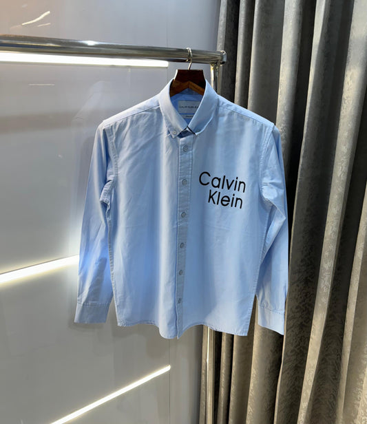 CALVIN KLEIN PREMIUM SHIRT SKY COLOUR Urban Classics Store