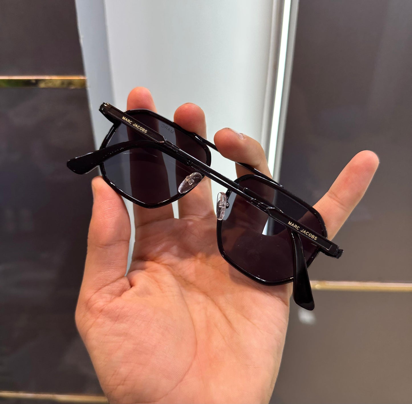 MARC & JACOOB PREMIUM SUNGLASSS BLACK GOLD WITH OG KIT Urban Classics Store