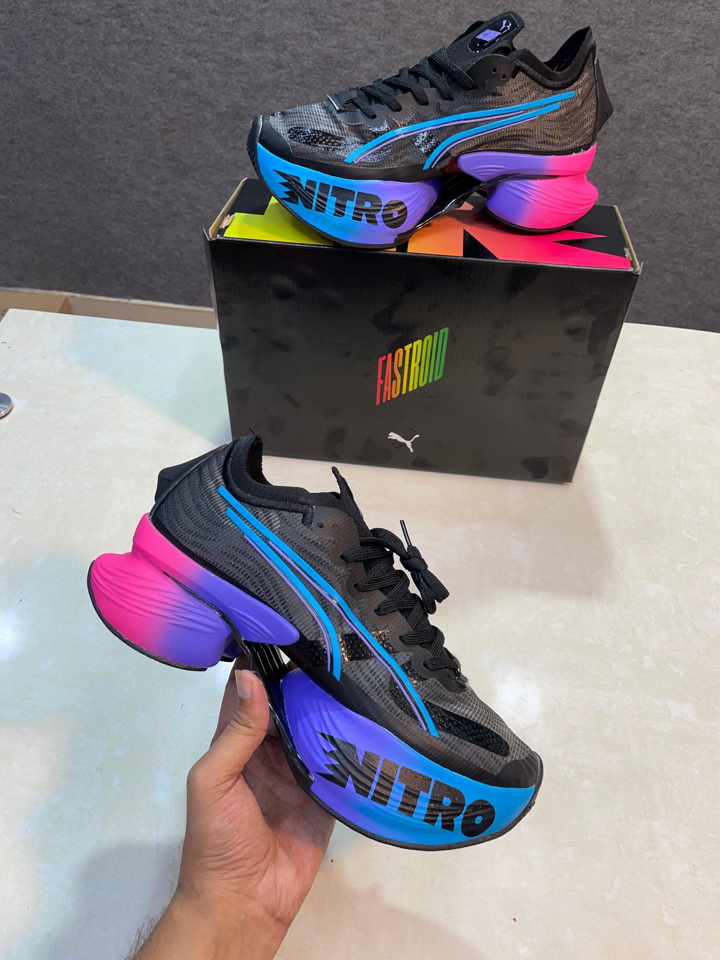 PUMA FAST-R NITRO ELITE SUNSET BLACK WITH OG BOX Urban Classics Store