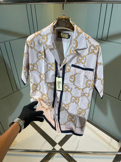 GUCCI IMPORTED HALF SLEEVE PRINTED SHIRT Urban Classics Store