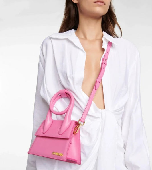 JACQUEMUS LE CHIQUITO NOEUD PREMIUM EDITION PINK COLOUR WITH BRAND BOX Urban Classics Store