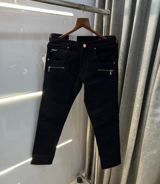 BALMAIN PARIS IMPORTED HYPERFLEX DENIM JEANS ZED BLACK COLOUR Urban Classics Store