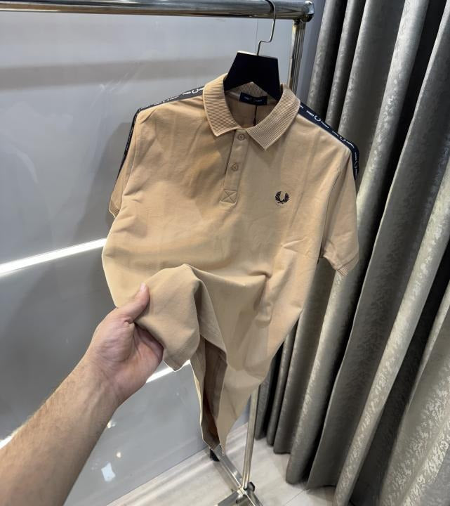 FREDPERRY EMBROIDERY LOGO PREMIUM IMPORTED POLO T-SHIRT - 3 colors available Urban Classics Store
