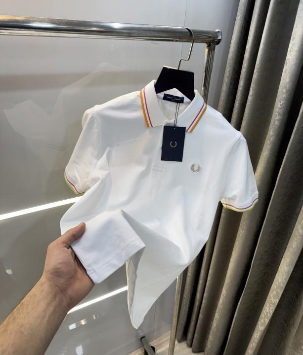 FREDPERRY EMBROIDERY LOGO PREMIUM IMPORTED POLO T-SHIRT - 3 colors available Urban Classics Store