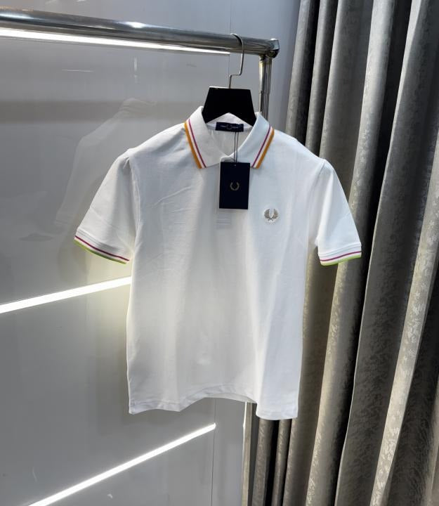 FREDPERRY EMBROIDERY LOGO PREMIUM IMPORTED POLO T-SHIRT - 3 colors available Urban Classics Store
