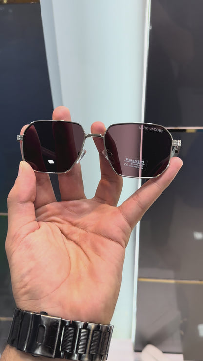 MARC JACOB BROWN WOODEN EDITION SUNGLASSES WITH OG BOX