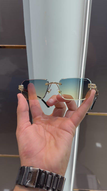 Maybach Green Dual Shade Karan Aujla Edition Luxury Sunglass With Original Packing