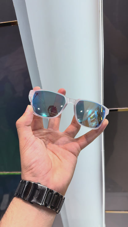 CARRERA TRANSPARENT WHITE PREMIUM SUNGLASSES WITH OG BOX