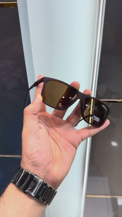 CARRERA JET BROWN PREMIUM SUNGLASSES WITH OG BOX