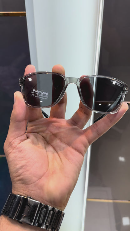 CARRERA TRANSPARENT BLUE PREMIUM SUNGLASSES WITH OG BOX