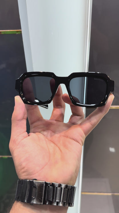 BALMAIN PARIS # JOHNNY DEPP # PREMIUM BLACK SUNGLASS WITH OG BOX