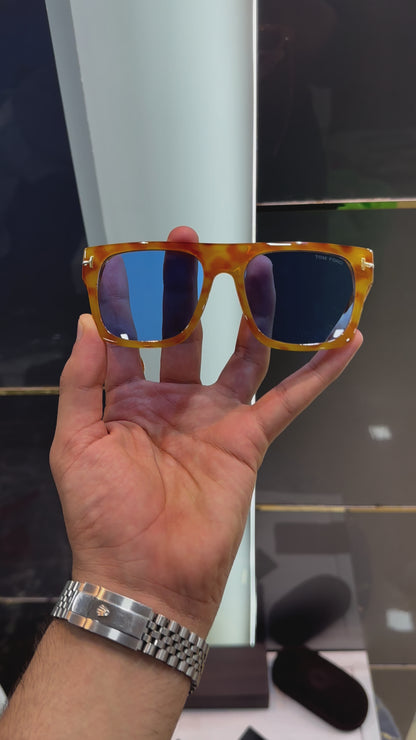 TOM FORD PREMIUM SUNGLASSES LIMITED EDITION ORANGE TIGER WITH OG BOX