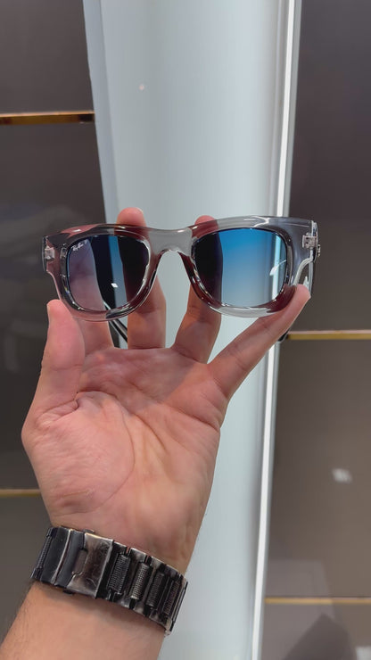 Rayban Grey Blue Limited Edition Luxury Sunglass With Original Packing