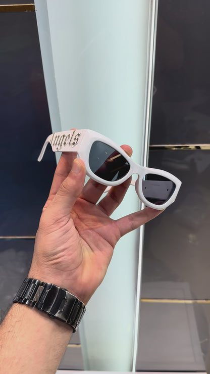 PALM ANGELS DESIGNER WHITE SHADE WITH OG BOX